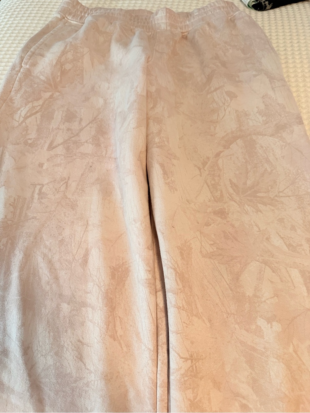 Hollister-Neutral Blush Textured Lounge Pants